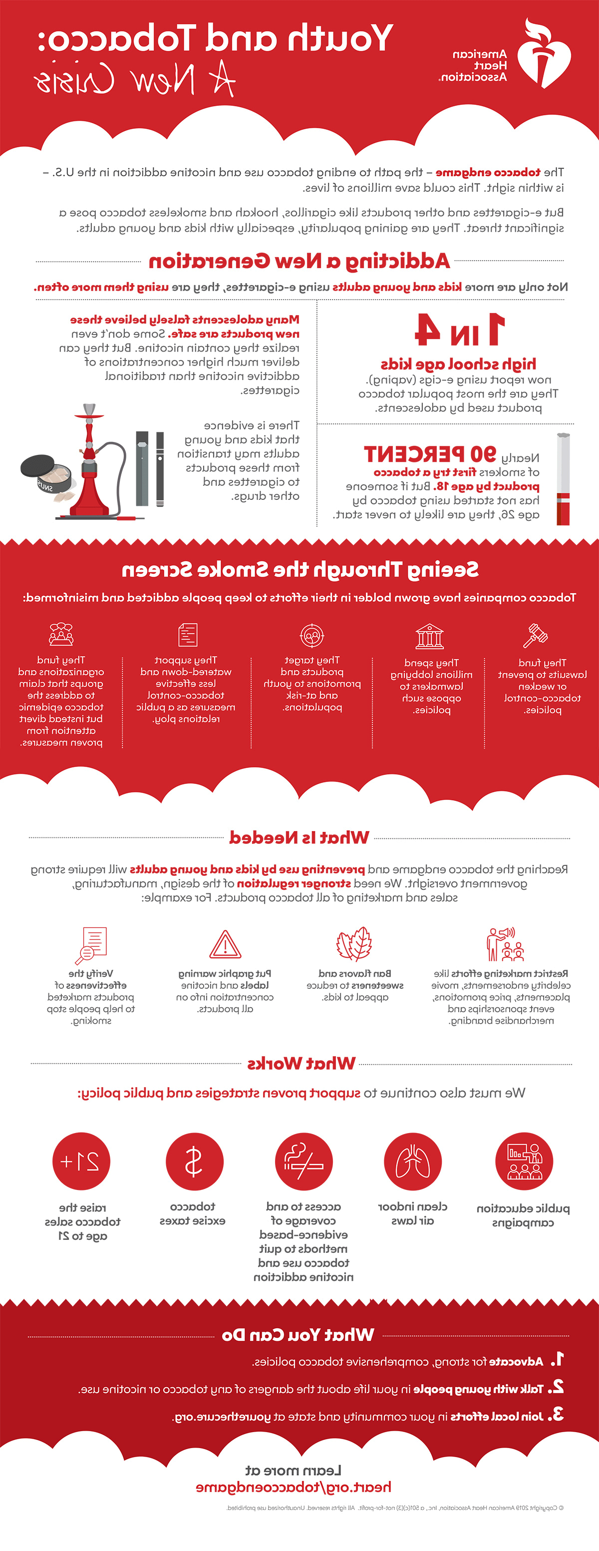 youth and tobacco crisis infographic